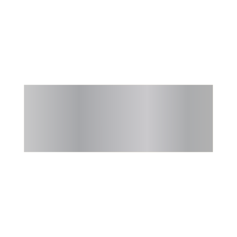 Skylt med egen text - Silver
